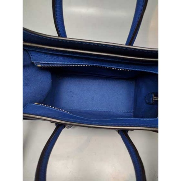 SOLD Celine Blue Nano Crossbody Luggage - Picture 3 of 8